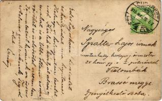 1915 Budapest VIII. Bodó kávéház, belső vendégekkel és pincérrel. photo (EB)