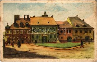 Budapest I. Bécsi kapu tér, Képzőművészeti Alap képcsarnoka s: Zádor István (fl)