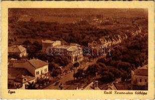 1947 Eger, Deák Ferenc utca látképe (EB)