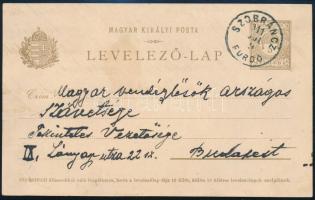 1911 Szobráncfürdő, eredetileg Fuchs Manó ungvári vendéglős levele a Magyar Vendéglősök Orsz. Szövetségének, hogy neve magyarosítása után, mint Füredi Manó működik tovább, levelezőlap, szép állapotban.