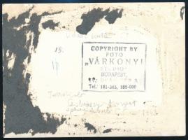 1943 Kodály Zoltán (1882-1967) zeneszerző vezényli a Kádár Kata balladásból készült film zenéjét, én...