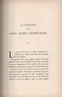 Flaubert, Gustave: 
Trois contes. Un coeur simple. La légende de Saint Julien l'Hospitalier. H...