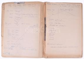 1952 Sárdy Brutus (1892-1970) festőművész és restaurátor szakember bizalmas személyi nyilvántartó la...