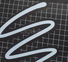 Bak Imre, Hararszty István, Csiky, Fajó, Gulyás Fekete-fehér c. kiállítása a Műcsanorkban. Plakát, g...