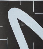 Bak Imre, Hararszty István, Csiky, Fajó, Gulyás Fekete-fehér c. kiállítása a Műcsanorkban. Plakát, g...