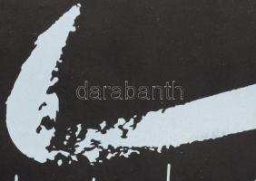 Bak Imre, Hararszty István, Csiky, Fajó, Gulyás Fekete-fehér c. kiállítása a Műcsanorkban. Plakát, g...