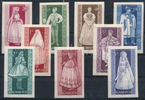 1963 Népviseletek (II.) vágott sor (10.000)