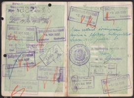 1932 Útlevél fénykép nélkül, érvényesítve Ázsiában és Afrikában