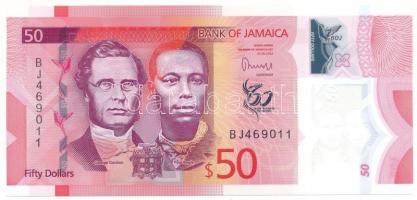 Jamaika 2022. 50$ polimer "A függetlenség 60. évfordulója", "BJ469011" T:UNC Jamaica 2022. 50 Dollars polymer "60th Years of Independence", "BJ469011" C:UNC Krause P#96