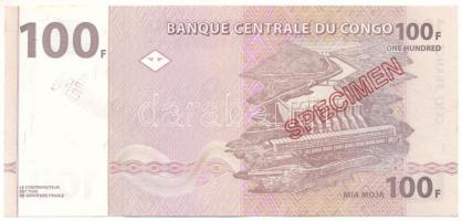 Kongó 1997. 100Fr "MINTA" felülbélyegzéssel, "L0000000A" T:AU Congo 1997. 100 Francs with "SPECIMEN" overprint "L0000000A" C:AU Krause P#90s