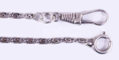 Ezüst (Ag) óralánc, jelzett, h: 38 cm, nettó 6,2g