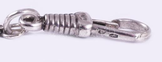 Ezüst (Ag) óralánc, jelzett, h: 38 cm, nettó 6,2g