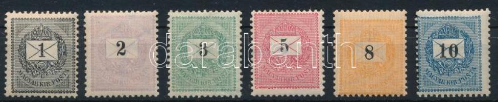 1889 6 klf bélyeg 12 : 11 3/4 fogazással