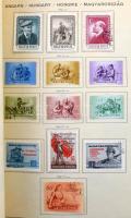 1945-1969 Több példányban több albumlap példányon gyűjtött szép és tartalmas gyűjtemény (blokkok csa...