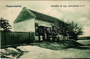 1919 Magyarmajdány, Majdan; Gazdakör, Fogyasztási szövetkezet üzlete és saját kiadása / cooperative shop (EK)