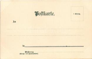 Nyúlvadászat / rabbit hunting. Lith.Anstalt München Serie 44. No. 18271. litho