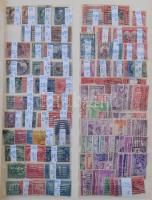 USA és Kanada gyűjtemény a klasszikusoktól, megpakolt 8 lapos Schaubek berakó 14 oldalán