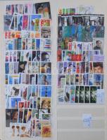 USA és Kanada gyűjtemény a klasszikusoktól, megpakolt 8 lapos Schaubek berakó 14 oldalán