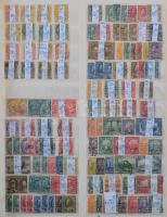 USA és Kanada gyűjtemény a klasszikusoktól, megpakolt 8 lapos Schaubek berakó 14 oldalán