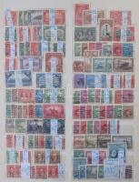 USA és Kanada gyűjtemény a klasszikusoktól, megpakolt 8 lapos Schaubek berakó 14 oldalán