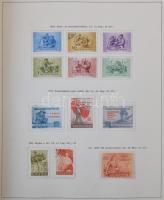 Magyar alap gyűjtemény a Turultól 1964-ig előnyomott albumban, az albumfedél letört