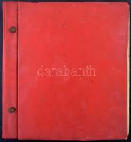 Magyar alap gyűjtemény a Turultól 1964-ig előnyomott albumban, az albumfedél letört