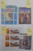 Több száz db modern magyar blokk, közte több példányok is a 70-es, 80-as évekből, gyűrűs mappában