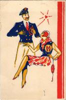 1930 M.E.C. (Műegyetemi Evezős Club) bál reklámlapja (március 1.) / Hungarian rowing club's ball advertisement s: Nemes (EB)