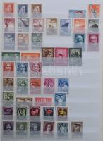 Vegyes magyar tétel sok postatisztával, benne egy kevés Turul és más régi kiadások, portók, teljes s...