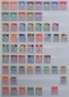 Vegyes magyar tétel sok postatisztával, benne egy kevés Turul és más régi kiadások, portók, teljes s...