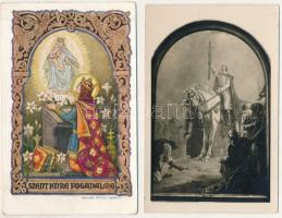 SZENT IMRE - 2 db RÉGI képeslap / SAINT EMERIC - 2 pre-1945 postcards