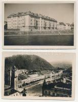 Besztercebánya, Banská Bystrica - 4 db RÉGI város képeslap, közte 2 fotó / 4 pre-1945 town postcards...