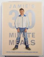 Jamie Oliver: Jamie's 30 minute meals. Photographsy by David Loftus. 2010, Michael Joseph. Angol nyelven. Gazdag képanyaggal illusztrált. Kiadói kartonált papírkötés, kiadói papír védőborítóban, az alsó sarkain ütődésnyomokkal, egyébként jó állapotban.