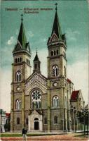 Temesvár, Timisoara; Gyárváros, Millenniumi templom. Polatsek-féle könyvkereskedés kiadása / church (EK)