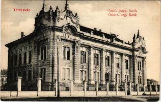 1907 Temesvár, Timisoara; Osztrák-Magyar Bank / Austro-Hungarian Bank (EK)