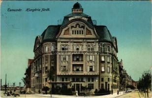 1914 Temesvár, Timisoara; Hungária fürdő / spa, bathhouse (kis szakadás / small tear)
