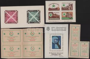 5 db klf Eszperantó levélzáró kisív / Esperanto poster stamps