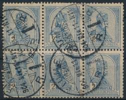 1900 Turul 2K hatostömb "FIUME" (66.000)