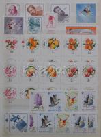 1913-2000 közötti magyar bélyegek másodpéldányokkal, az eleje falcos a modernebbek postatiszták, 3 d...