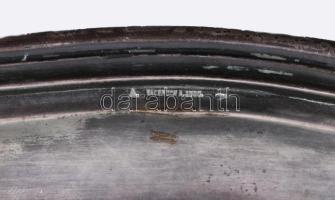 cca 1900-1930 Bachruch Antal ezüst (Ag) tálca, jelzett, 46x35 cm, nettó 1572g