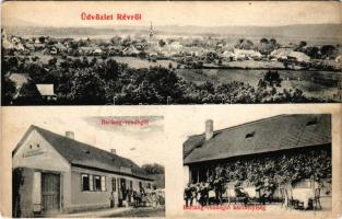1916 Rév, Vad, Vadu Crisului; látkép, Barlang vendéglő, kerthelyiség zenészekkel / general view, restaurant, garden with musicians (EK)