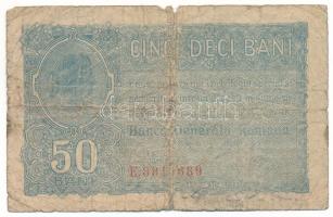 Románia 1917. Német megszállás 50b "E.8815689" T:VG Romania 1917. German occupation 50 Bani "E.8815689" C:VG Krause M2