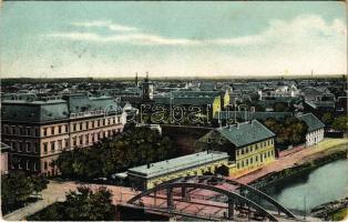 Nagybecskerek, Zrenjanin, Veliki Beckerek; látkép, híd, izraelita templom, zsinagóga. Photogr. Oldal / general view, bridge, synagogue, churches (EK)