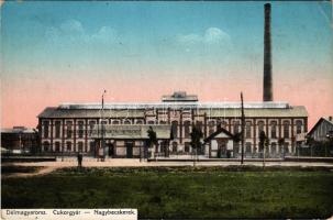 1916 Nagybecskerek, Zrenjanin, Veliki Beckerek; Délmagyarországi Czukoripari R.T. Cukorgyára. Almásy és Szepessy kiadása / sugar factory (EB)