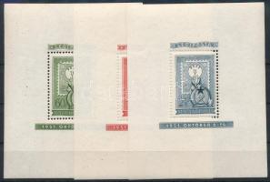 1951 80 éves a magyar bélyeg blokksor (60.000)