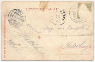 1906 Vulkán, Zsilyvajdejvulkán, Jiu-Vaidei-Vulcan, Vulcan; Krivádiai (krividini, krividiai) bánya te...