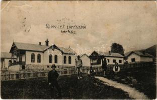 Lupény, Lupeni; Kórház. Adler fényirda (Szászváros) 1908. / hospital (Rb)
