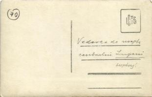 Lupény, Lupeni; Látkép este télen / general view at night in winter moonlight. photo (EK)