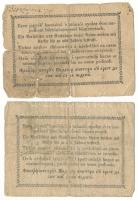 1849. 15kr "Kossuth bankó" + 30kr "Kossuth bankó" T:F,VG
Adamo G102, G103