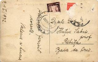 1932 Petrozsény, Petroseni, Petrosani; Scoala rom. cat. de fete. / római katolikus leányiskola / Rom...